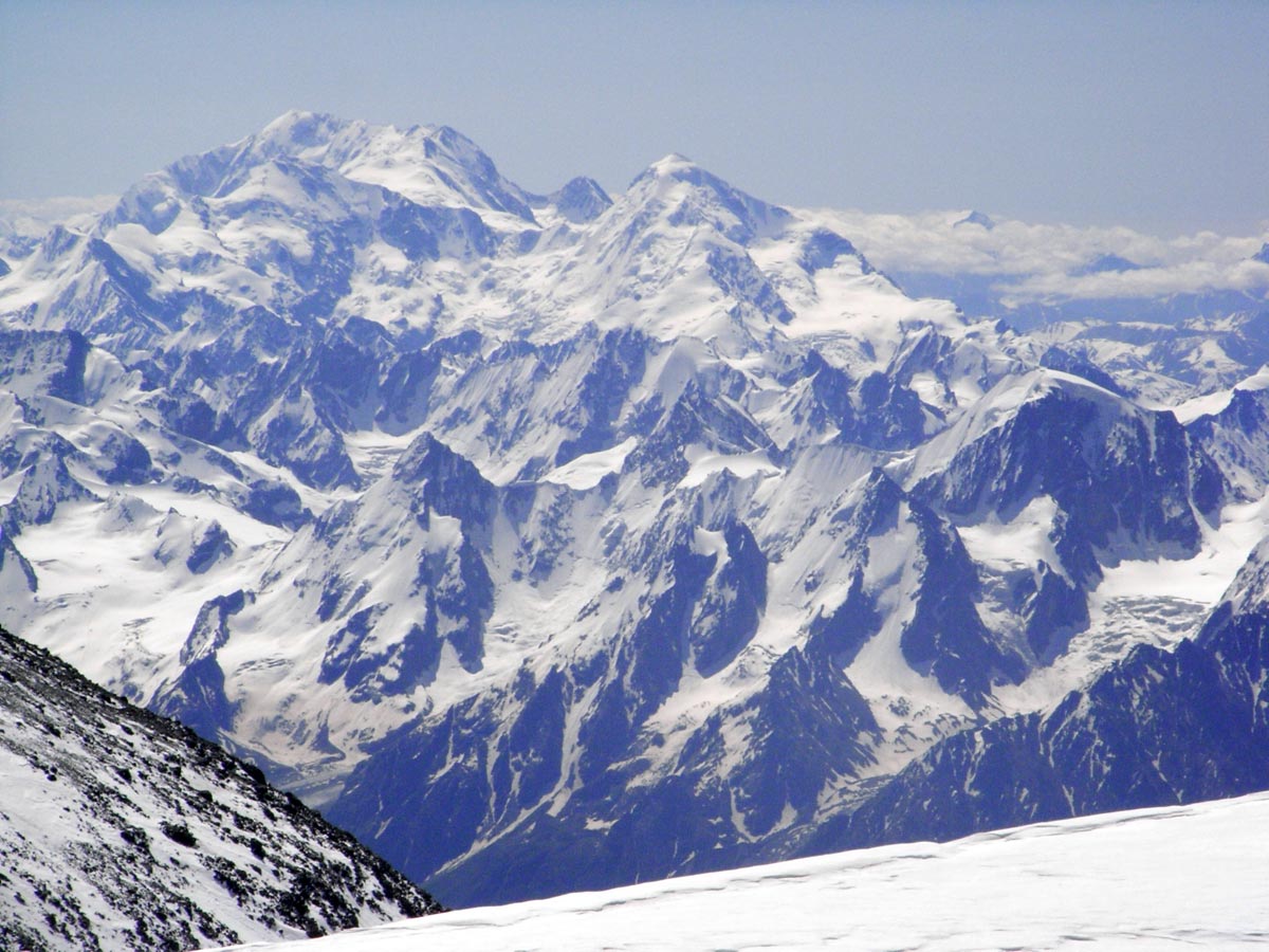 Aussicht vom Elbrus-Gipfel