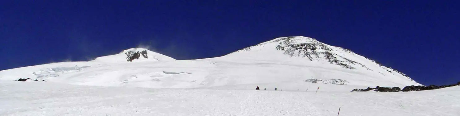 Elbrus-Westgipfel-Ostgipfel