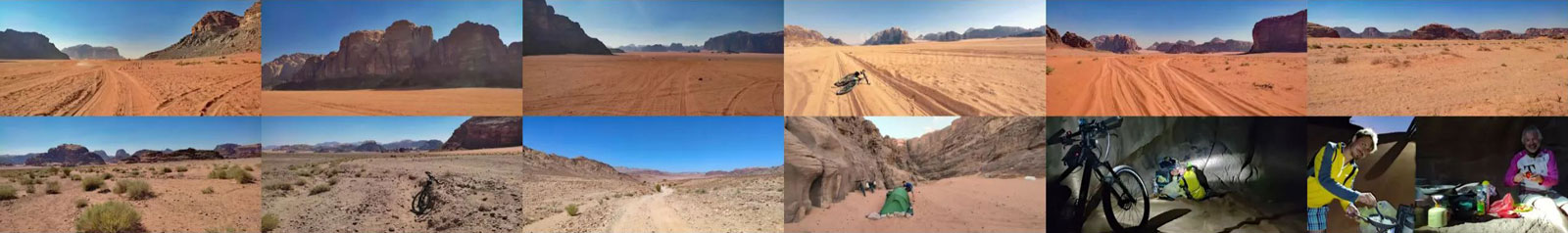 Wüstenbilder vom Jordan-Bike-Trail